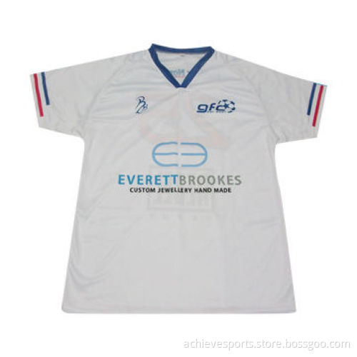 Sublimated football jersey with mesh fabric, breathable and comfortable